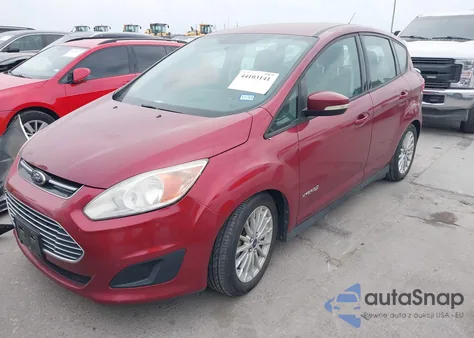2014 Ford C-Max Hybrid Se from USA, damaged, VIN 1FADP5AU4EL506454